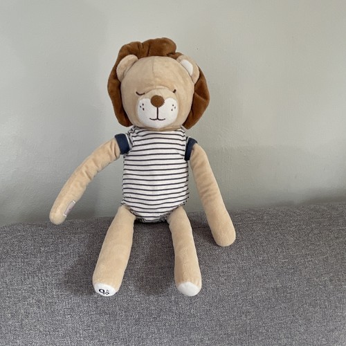 Peluche lion beige marron - beige,