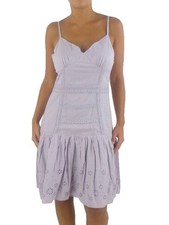 Robe À Bretelles O'Neill Graviola Violet Dentelle Broderies