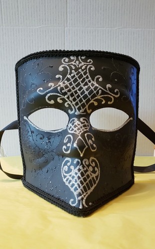 Masquerade mask mens silver - masquerade,