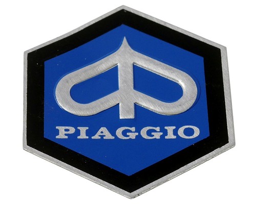 Emblème piaggio hexagonal - emblème,