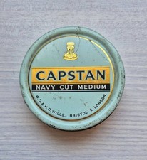 Vintage Collectible Tobacco Box CAPSTAN Navy Cut Medium