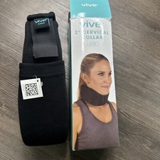 Vive 3" Cervical Collar Neck Brace for Neck Pain and Support -Open Box