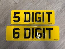 SHORT 5/6 DIGIT 16" 13" SHOW PLATES 2D/3D GEL/4D GEL PYRAMID/SHADOW Number Plate