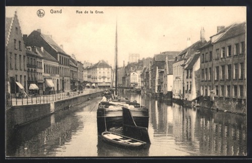 Cpa gand rue grue - cpa, gand,