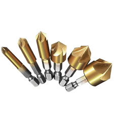 6 Pcs HSS Countersink Drill