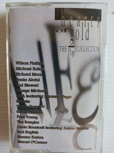 Cassette audio hearts gold - cassette, of