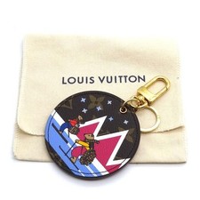 Louis Vuitton Porte-Clé Christmas Ski Bear Keychain Key Ring Monogram M63756
