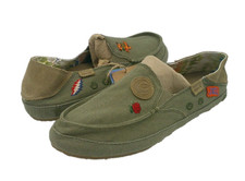 SANUK TWINNY ST X GRATEFUL DEAD WOMEN SHOES OLIVE US 11 /UK 9 /EU 42