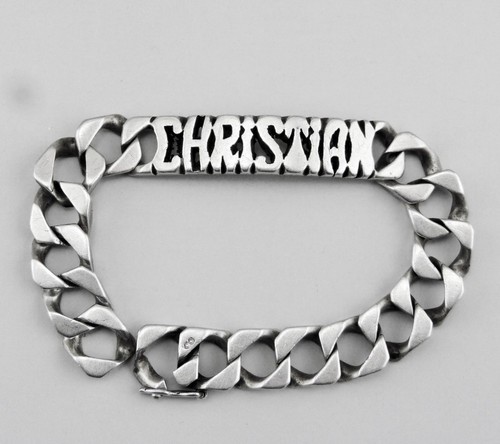 Vintage bracelet gourmette - bracelet,