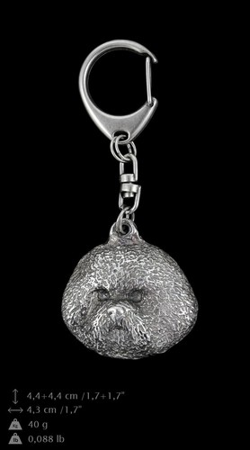 Porte clé bichon frisé - porte-clé,