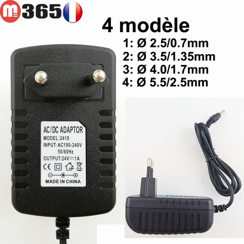 24v 1000ma plug chargeur - 1000ma,