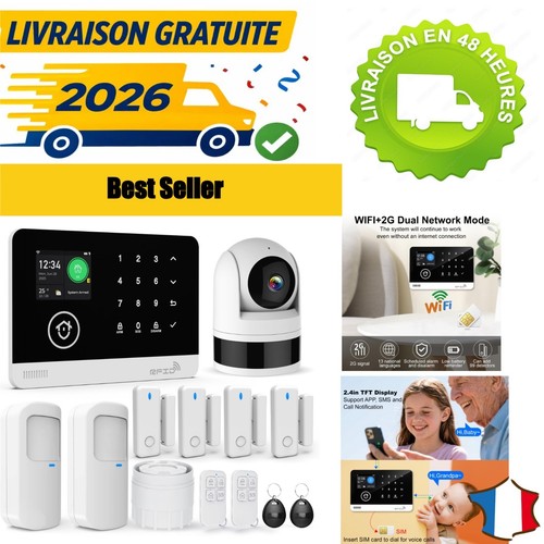 Alarme maison sans - , wi-fi