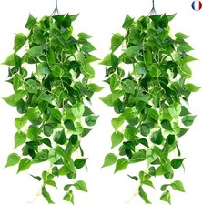 Firschoie 2 Pièces Lierre Artificielle Plantes Guirlande, 100cm Artificielles à 