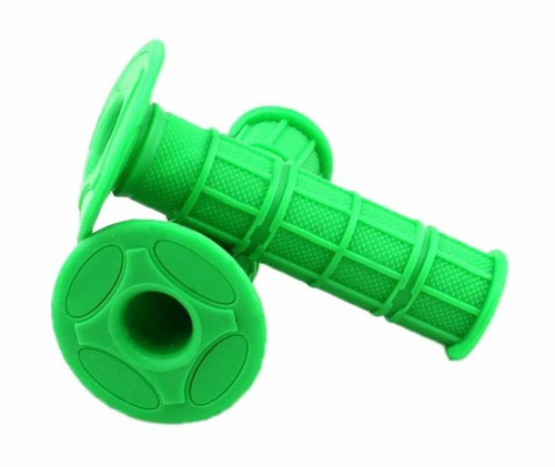 Poignées guidon vert - poignées,