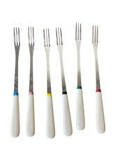 OLD FORK LOT LE CRUCUSET FONDUE SAVOYARD NOT POT STOVE