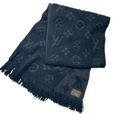 Louis Vuitton Scarf Echarpe Logomania Monogram All-over Pattern Black Popular