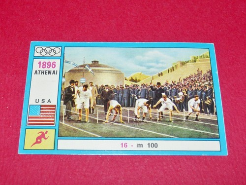 100 metres 1896 panini - n°16,