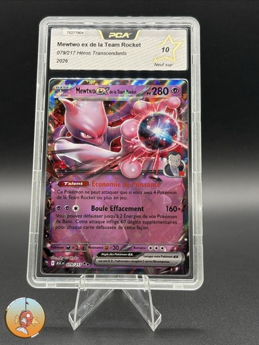 Carte gradée pokémon pca - carte, 10