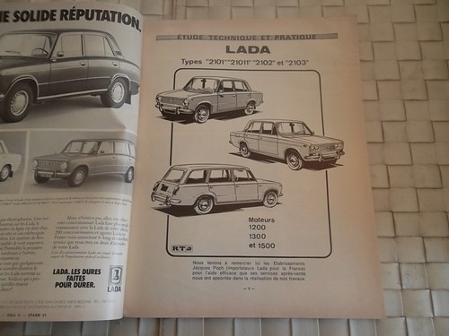 Revue technique lada 1200 - lada,