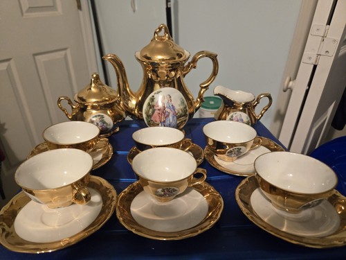 Bavarian porcelain 17pc kt - porcelain, 22