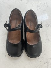 School rider Mary Jane black leather flats kids size 9￼pre-