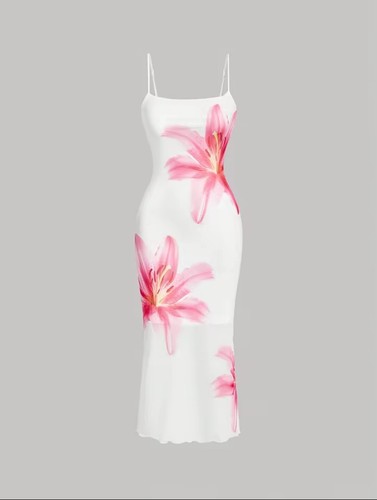 Robe longue femme - , blanche