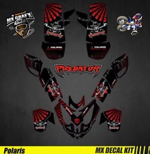 Kit Déco Quad pour / Atv Decal Kit for Polaris Predator 500 - Predator Red