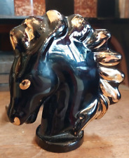 Horse head glass black gilding paper press
