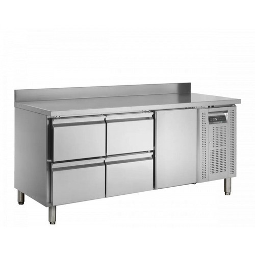 Comptoir saladette inox