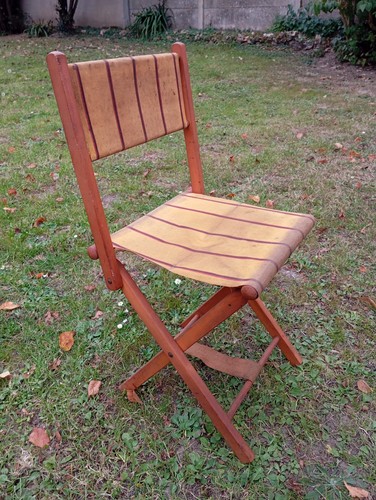 Ancienne chaise pliante - ancienne,