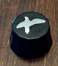 knob bouton pour PRS guitars AFRICAN BLACKWOOD  /  NACRE BIRD