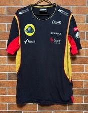 LOTUS RENAULT RACING TEAM SPORT FORMULA 1 F1 ONE SHIRT JERSEY SIZE L RAIKKONEN