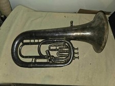 en l'état à réviser grosse trompette baryton justin robert beziers