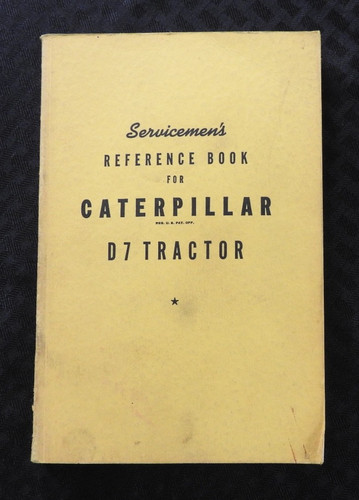 1952 caterpillar crawler - d7,