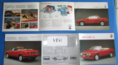 4841 dépliant maserati - n°4841,