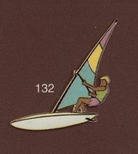 Pin's Demons & Merveilles Sports planche a voile surf 