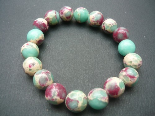 Bracelet perles 10mm - de,