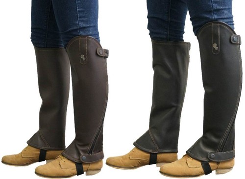 Qhp cuir chaps reitchaps - qhp,