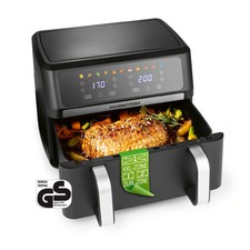 GOURMETmaxx Friteuse à air chaud Airgenius XXL Espace de Cuisson 10L Double Zone
