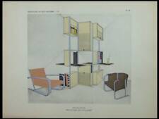 LOUIS SOGNOT, ATELIER STUDIO, MEUBLES ART DECO - 1929 - POCHOIR, 