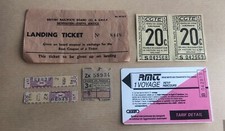 1 LOT DE TICKETS DE MÉTRO ET BUS  Transport Anciens Billet Train Tramway Lot 11