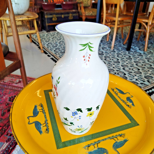 Vase faïencerie gien decor - faïencerie,