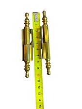 ANTIQUE VINTAGE 2 HINGE FURNITURE BRASS ALUMINUM BRONZE KEY DECORATION