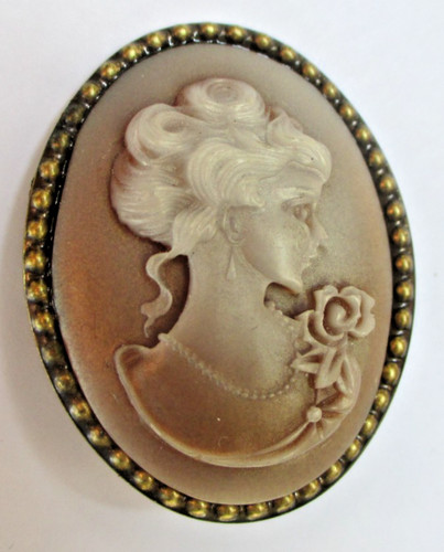 Broche couleur bronze - bronze, superbe