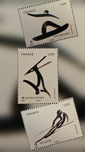 France timbres 5951 5953 - yt, à
