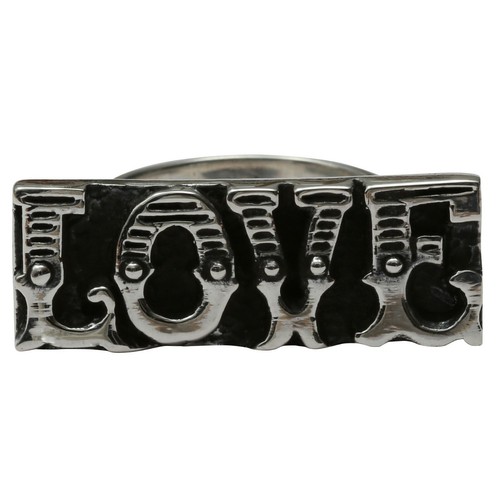 Femme metale love bague fine - femme,