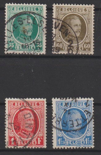 Belgium 1927 cob 254 - belgium, 254/7