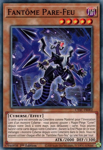Fantôme pare feu - yu-gi-oh!,