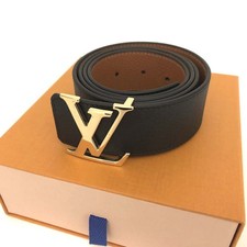 Louis Vuitton Ceinture LV Initial Taurillon Leather 95cm Men's Belt/2BJ3829