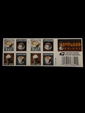 US FOREVER EXPRESSO DRINKS SRAMP 2 SHEETS OF 20 (40 STAMP)